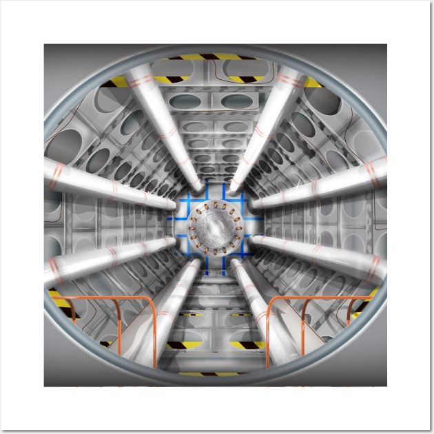 Large Hadron Collider Wall Art by nickemporium1